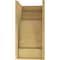 Ekena Millwork 12"W x 12"D x 24"H Wide Mediterranean Rough Cedar Woodgrain TimberThane Corbel, Primed Tan CORUR12X12X24MEDRCPR - alternate 2
